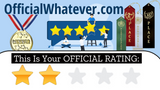 Star Rating Cards (0 stars thru 5 stars)
