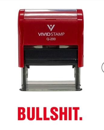 Stamp: BULLSHIT.