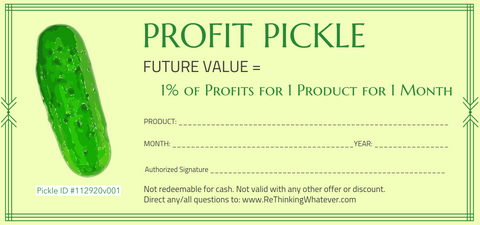 Profit Pickles from Bucket 6 (@Zapathons), Summer 2024