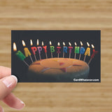 Happy Birthday - Birthday Candles Card!