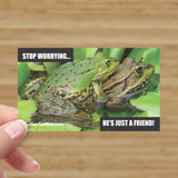 Stop Worrying... He's just a Friend!
