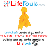 LifeFouls.com Yellow Penalty Flag and/or Red Challenge Flag