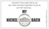 Please Venmo Me "My Nickel Back"