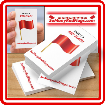 "That's a Red Flag!" Card - SoManyRedFlags.com
