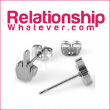 Express Yourself! - Middle Finger - Pin, Stud, or Earrings