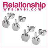 Express Yourself! - Middle Finger - Pin, Stud, or Earrings
