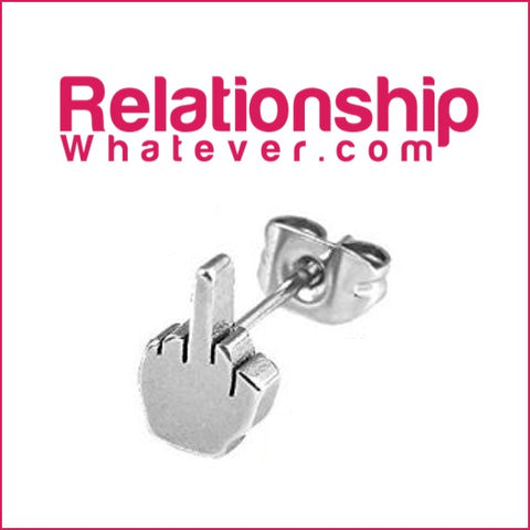Express Yourself! - Middle Finger - Pin, Stud, or Earrings