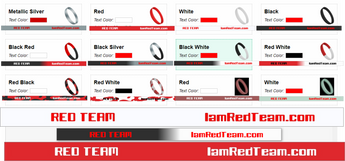 RED TEAM / IamRedTeam.com  --  Wristbands