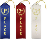 Ribbons: 1st, 2nd, 3rd (set of all 3)