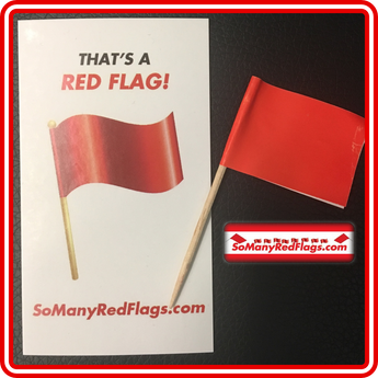 THAT'S A RED FLAG! - The "MINI" (+ Card) - SoManyRedFlags.com