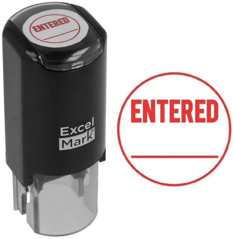 Stamp: Entered (mini)