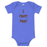 ImakePoop.com Baby Onesie, short sleeve