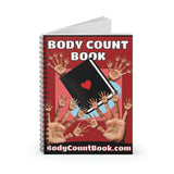 “Body Count Book” Spiral Notebook - Ruled Line (from BodyCountBook.com)