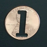 Penny NUMBERS (Whatever Pennies: 1,2,3,4,5,6,7,8,9,0)