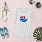 Interstate 69 (I-69) in the USA! Super-Soft TRI-BLEND
