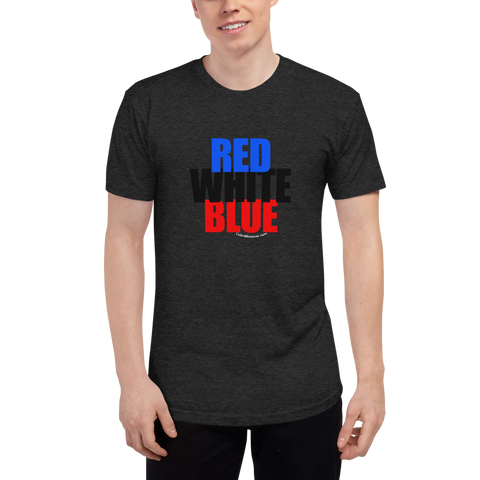 Red, White, and... WHAT?! (Tri-Blend)
