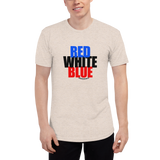 Red, White, and... WHAT?! (Tri-Blend)