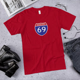 Interstate 69 (I-69) - 100% Cotton Tshirt