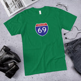 Interstate 69 (I-69) - 100% Cotton Tshirt