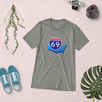 Interstate 69 (I-69) in the USA! Super-Soft TRI-BLEND