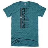 Living The Startup Dream (Startup Acronyms) - Extra Soft (Tri-Blend)