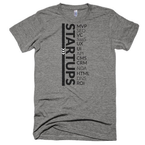 Living The Startup Dream (Startup Acronyms) - Extra Soft (Tri-Blend)