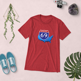 Interstate 69 (I-69) in the USA! Super-Soft TRI-BLEND