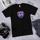 Interstate 69 (I-69) - 100% Cotton Tshirt
