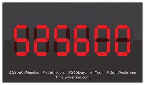 525,600 Minutes Card