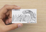 Coloring Cards! (Snake in the Grass)
