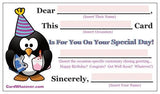 Fill-In-The-Blanks Greeting Card!