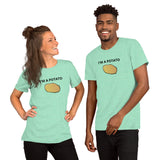 "I'M A POTATO" Short-sleeve unisex t-shirt