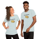"I'M A POTATO" Short-sleeve unisex t-shirt