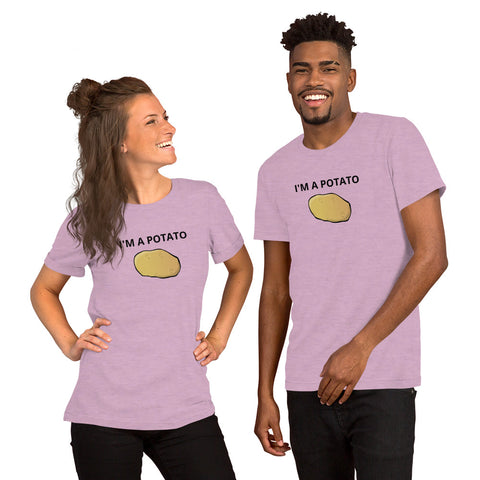 "I'M A POTATO" Short-sleeve unisex t-shirt
