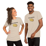 "I'M A POTATO" Short-sleeve unisex t-shirt