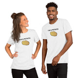 "I'M A POTATO" Short-sleeve unisex t-shirt